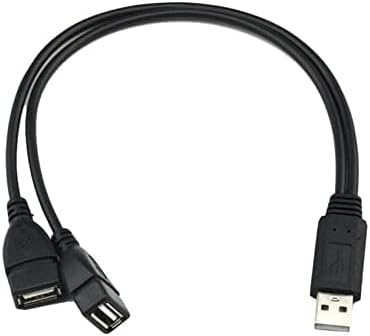 USB 2.0 A 1 muški do 2 Dvostruki USB ženski razdjelni kabel Propraktički dizajn i izdržljiv