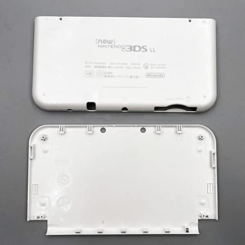Novo za New3DS XL vrh & amp; donji case Coverplate Shell White zamjena, za Nintendo novi 3DS XL ll
