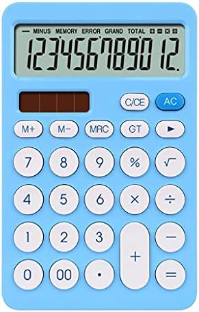 MJWDP 12-znamenkasti kalkulator velike tipke Finansijski poslovni računovodstveni alat Bijela plava