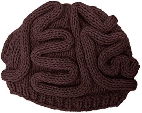 Cozylkx Kids Pleted Crochet Brain Beanie Hat Cool Cerebrum kapa Halloween Hat