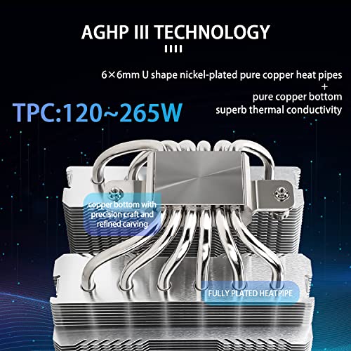 Thermalright Peerless Assassin 120 se CPU Air Cooler, PA120 SE, 6 toplotne cijevi CPU Cooler, Dual 120mm