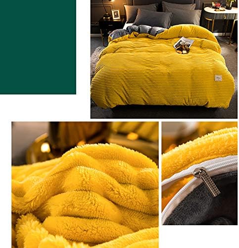 Zadebljani corduroy prekrivač, ultra meka luksuzni kombilter sa patentnim zatvaračem, zimska posteljina