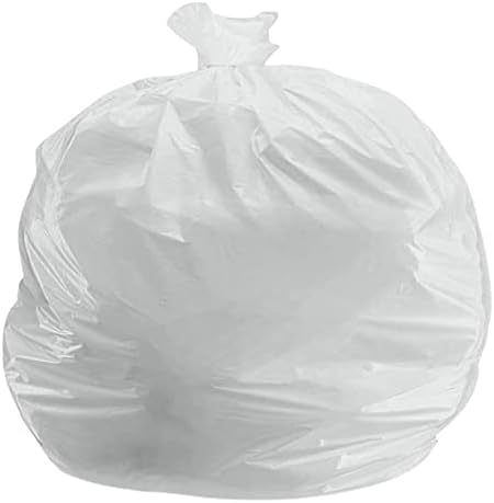 Plasticplace 55-60 galona vrećice za smeće │ 0,7 mil │ Bijelo teške guzice mogu obloge │ 38 x 58