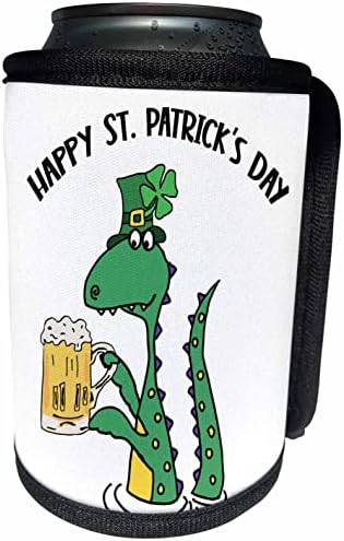 3drose smiješno Loch Ness Monster u Šamrock šeširu pivo pivo. - Može li se hladnije flash omotati