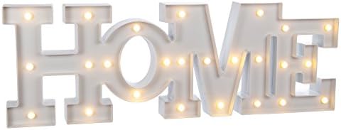 CTG Truu dizajn plastični Kućni znak za zabave, vjenčanja, događaje & home Decorative LED Marquee Light, Bijela