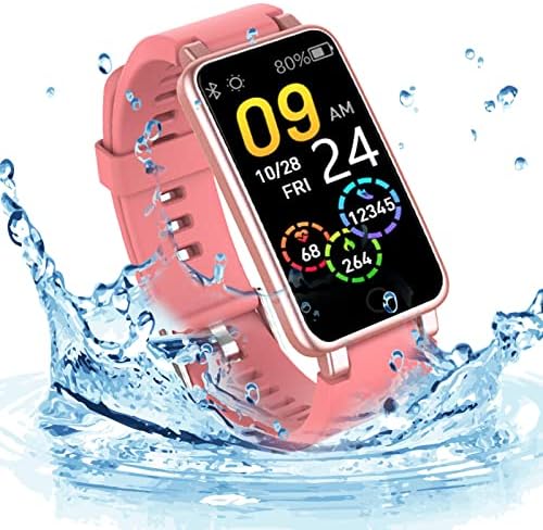Smart Watch - Bluetooth pametna narukvica za iOS i Android, IP67 vodootporan SmartWatch Fitness HD IPS Točka,