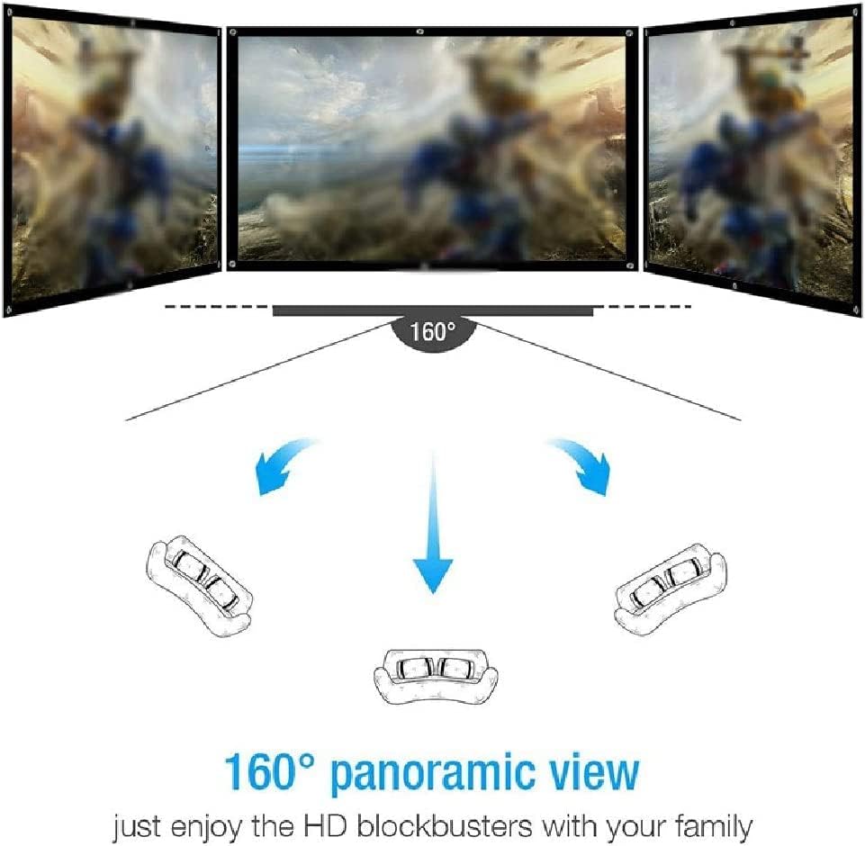 Projekcijske zavjese 16: 9 Metalna antilačna zavjesa na otvorenom ured prijenosni 3D HD projekcijski ekran Reflection