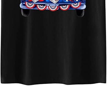 Cheer Dugi rukav Shirt ženska Dan nezavisnosti stil Peewee Print kratki rukav T Shirt kratki rukavi