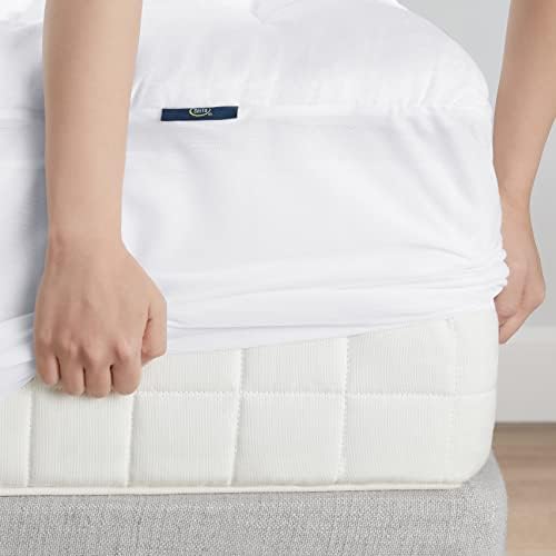 SERTA ComfortSure prozračni elastični Dobby Check prošiveni jastuk gornji madrac navlaka sa 18 dubokim