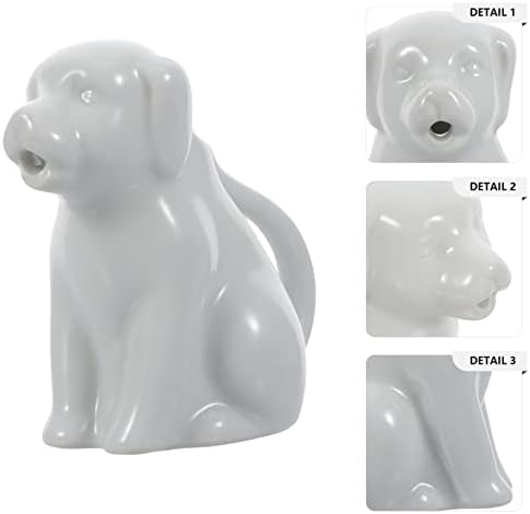 Mini Porculanski lonac za umak: keramičke šalice za kremu u obliku psa od 40 ml bijele posude