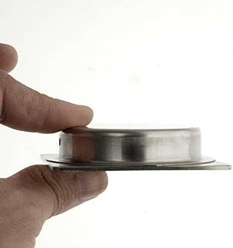 JEATHA 2pcs nehrđajućeg čelika Flush Pull klizna Ormar vrata prst Pull sa vijcima kvadratnih uvučene