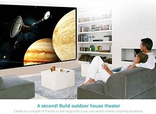FZZDP Sklopivi 16: 9 projektor 60 70 84 100 120 inčni bijeli vanjski projekcijski ekran TV zaslon