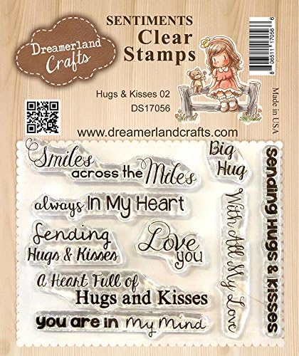 DreamerlandcRafts DS17056 Clear Stamp Set, 3 x4