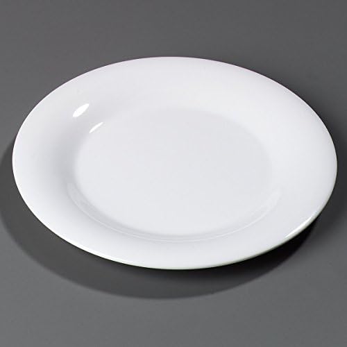 Carlisle Foodservice proizvodi 3301002 Sierrus široki rim ploče za večeru, 10,5 , bijela