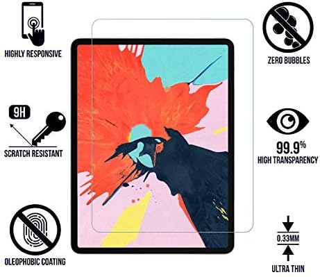 Kepuch 2 pakovanje kaljenog stakla zaslona Prozirna za Samsung Galaxy Tab E 9,6 T560 T561 T565 T567V