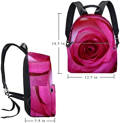 Tbouobt kožni ruksak za putovanja Lagani laptop Ležerni ruksak za žene Muškarci, Pink Heart Butterfly Stars