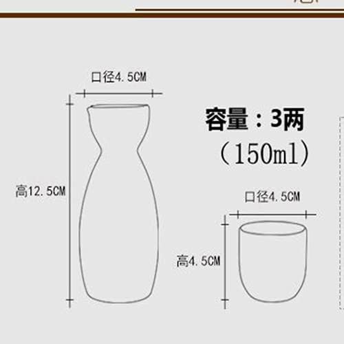 PAYNAN Set za vino keramički Sake u japanskom stilu Set sakea za piće