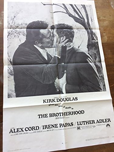 Bratstvo, originalni filmski poster, 1968, muško-muški poljubac na posteru!