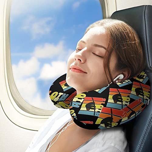 Slatka retro loma putni jastuk od jastuka za pjenu u obliku pjene u obliku zrakoplova jastuk za podršku za glavu