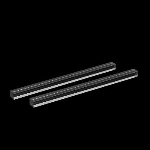 Novi Lon0167 15mmx15mm 10 Featured Long akril pravougaonog pouzdan efikasnost u obliku štap PMMA Bar Clear 2kom