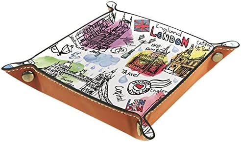 Engleska London Travel Desktop Play za organizator, Vanity Tray, Organizator skladišta, Traka za komore,