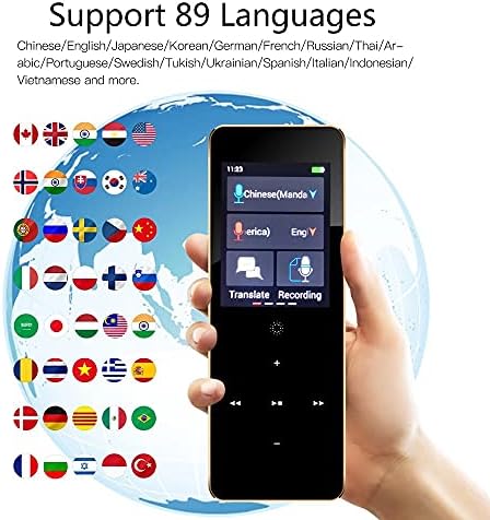 Ytyzc 89 jezika X1 uređaj za prevođenje glasovnog snimanja podržava trenutni dvosmjerni prijevod
