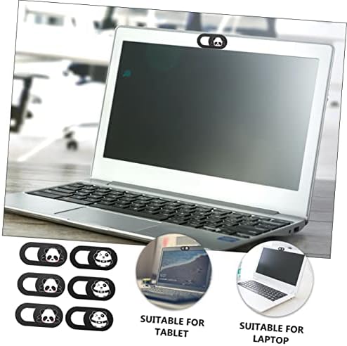 SOLUSTRE Computer Camera Computers Laptops 6 Pieces Cover Pattern for Lid Sliding Webcam Anti-Peeping