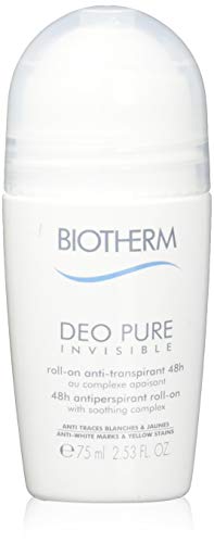 Biotherm Deo Pure Nevidljivi antiperspirantni roll-on, Svježe, 2,53 FL oz