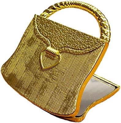 FASHIONCRAFT 5986 Elegant Reflections kolekcija-kompaktno ogledalo zlatne torbice, poklon Favor, pakovanje