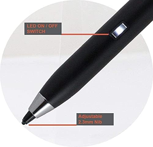 Bronel crna fina tačaka digitalna aktivna olovka za stilus - kompatibilna sa Lenovo Legion 7i