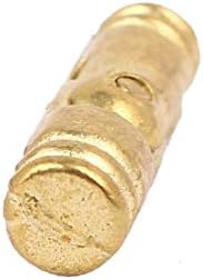 X-dree ormar za cilindru od preklopljenih šarki 5mmx18mm Gold Tone 10pcs (cilindro del gabinete metal doblado