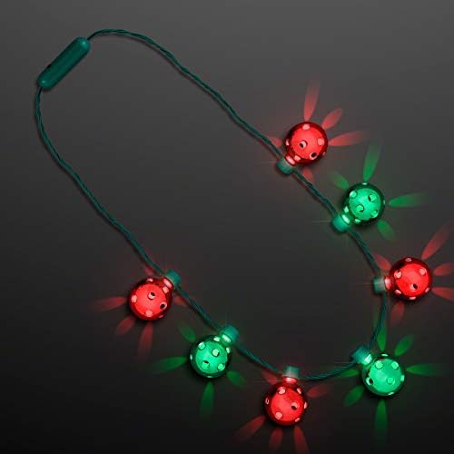 Ogrlica za božićne diskoteke sa lampicama sa bljeskanjem LED svjetla