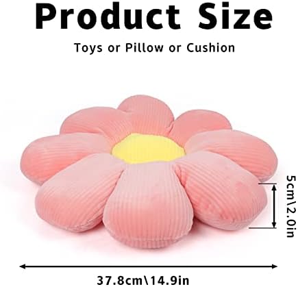Yi-GOG cvjetni jastuk, kat u obliku cvijeća jastuk za bacanje jastuka za sjedenje jastuk plišana slatka