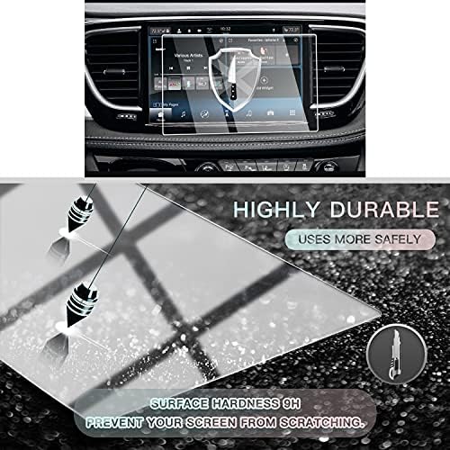 Cdefg Zaštita ekrana za 2021 2022 Chrysler Pacifica 10,1 inčni zaštitni ekran osetljiv na dodir folije za navigacioni