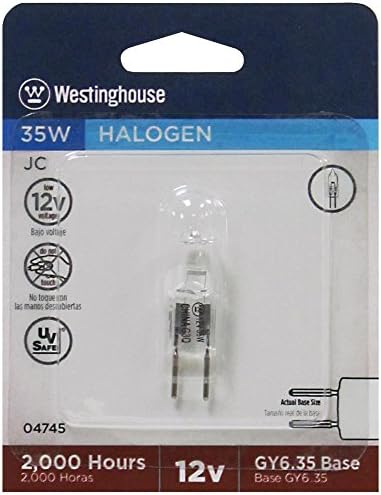 Westinghouse rasvjeta 04745 Corp 35-watt halogena bi-pinska sijalica, jasna
