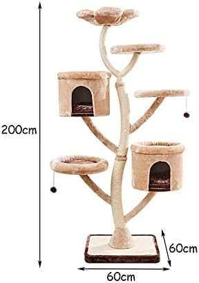YOJIBE višeslojno mačje Drvo Penjačka aktivnost u zatvorenom prostoru mačji toranj sa stubovima