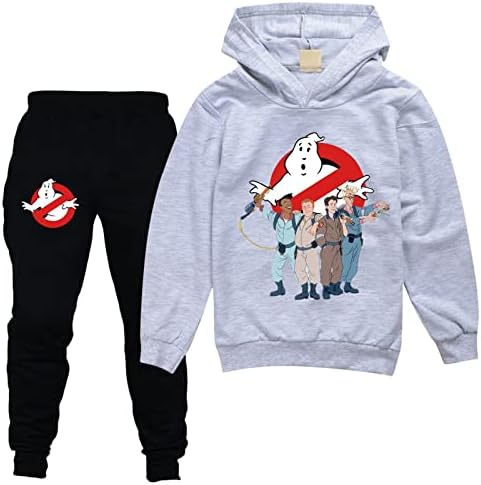 Leeorz DECE Pulover Outfit Ghostbusters Hoodies i Jogger Halts odijelo za dječake Djevojke 2 komada set duksera