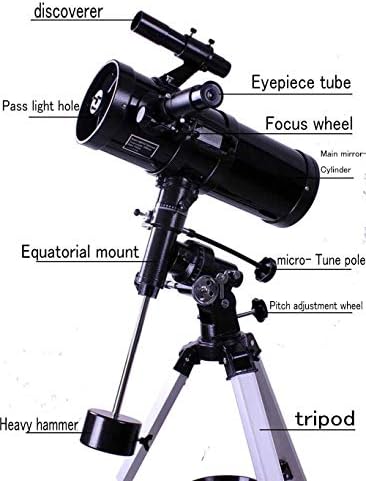 IGPG Newtonian Reflecting teleskop, promatračke zvijezde, mjesec, saturn, jupiter, maglina