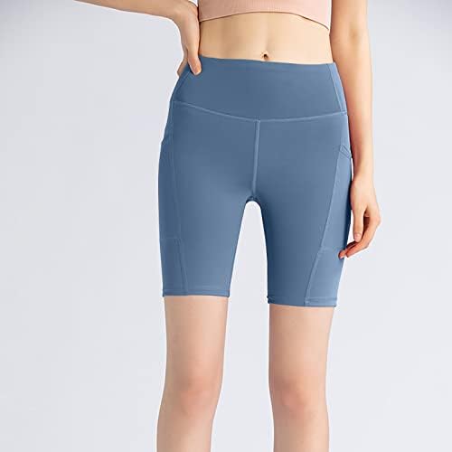 OPLXUO visoki struk Work Yoga Atletska kratke hlače za žene Scrounch guza za podizanje kompresije