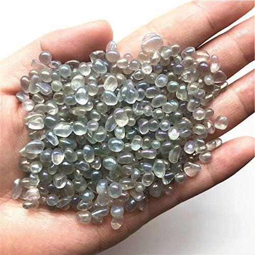 Qiaononi ZD1226 50g 5-7mm Bijeli titanijum aura Kvarcni kristalni kamenje Minerali polirani uzorak Izlječenje