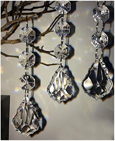 Akrilne kristalne perle Garland Viseći ukrasi Božićno drvca Chandelier Wedding Party Proslava dekor 30 paketa