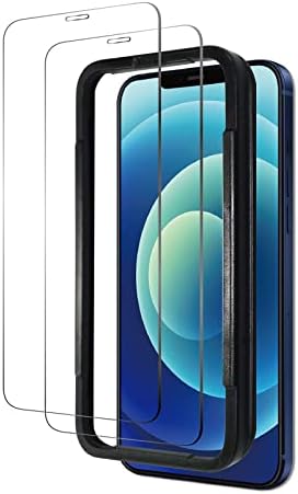 Aomuca zaštitnik ekrana za iPhone 12 Mini, 5,4 inča, Film od kaljenog stakla, Ultra Clear, 2 pakovanja