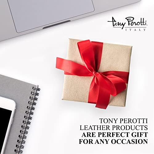 Tony Perotti Muška Duga Bifold Čekovna Knjižica Cover Wallet Multi Card Džepni Držač Italijanska Koža