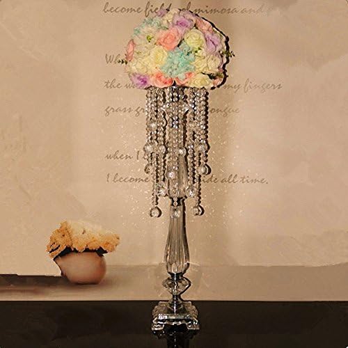 Everbon vjenčani štand kristalno vjenčani ukrasi 27,6 inča visoki akrilni držač cvijeća Center Freex za