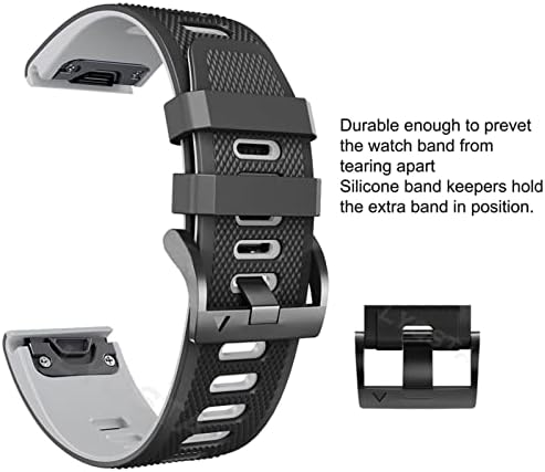 Ilazi Watchband za Garmin Fenix ​​7 7x 6 7x 3HR 935 Enduro Silikonski opseg Fenix6 Fenix5 sat Easyfit za ručni