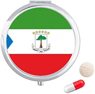 Ekvatorijalna Gvineja Nacionalna Zastava Afrika Country Pill Case Džepna Kutija Za Skladištenje
