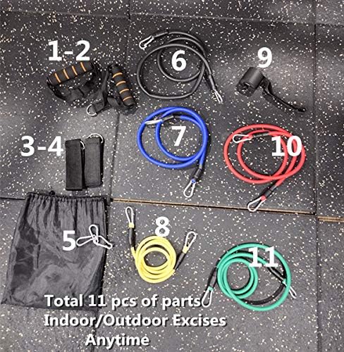 Bj Sports,11 paketa, trake za otpor vježbanja, sa torbom za nošenje&ručke & amp;Sidro Za vrata & amp; trake