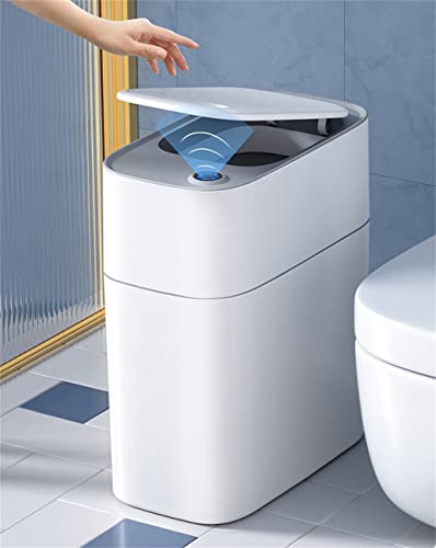 Wenlii Automatski senzor za vreće Kan za smeće, 14L Kućna kuhinja Smart Trash može uska kupatilo