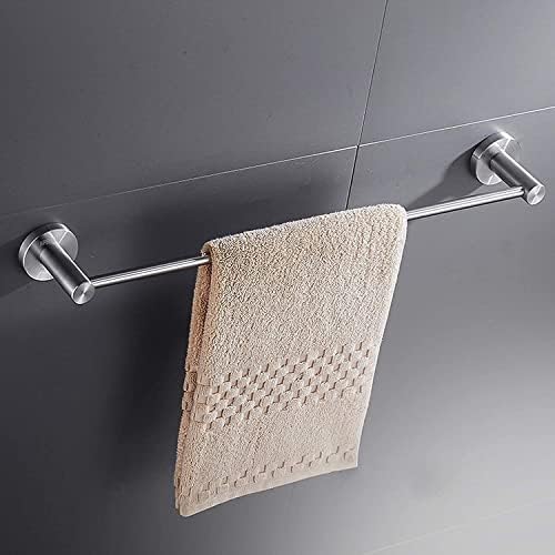 FJYDBTWJ ručni ručni nosač Zidni ručnik za kupanje, nehrđajući čelik Jednostruka ručnik bar šina za kupatilo