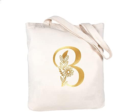 CARAKNOTS početna torba za žene personalizirani pokloni za Božić učitelja M B D Monogramirana torba